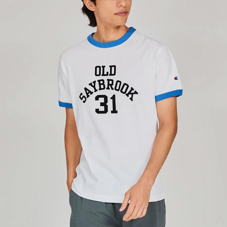 Champion チャンピオン 半袖 Tシャツ メンズ リンガーTシャツ