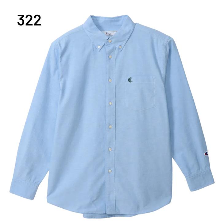 Champion（チャンピオン） 長袖シャツ メンズ オックスフォード ボタン