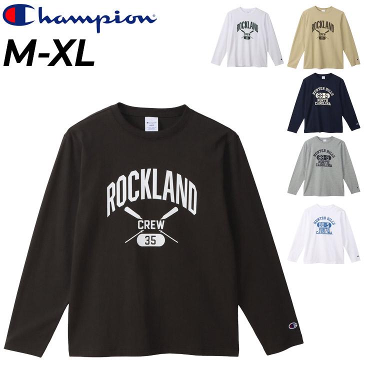 Champion（チャンピオン） 長袖 Tシャツ メンズ ヘリテイジ プリントT 