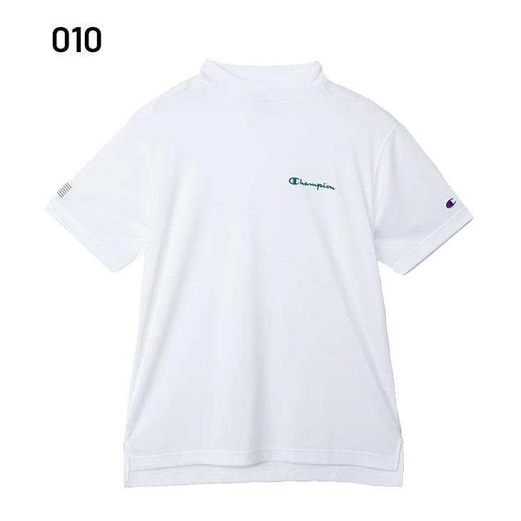 CHAMPION 速乾 半袖 モックネックシャツ CHAMPION 速乾 半袖 モック