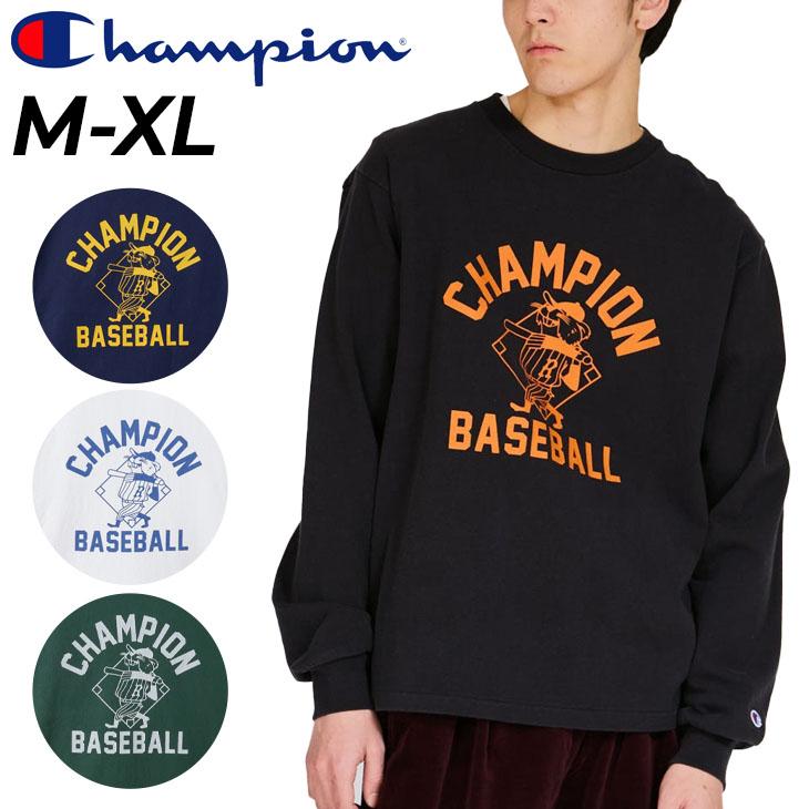 Champion（チャンピオン） 長袖 Tシャツ メンズ プリントTシャツ