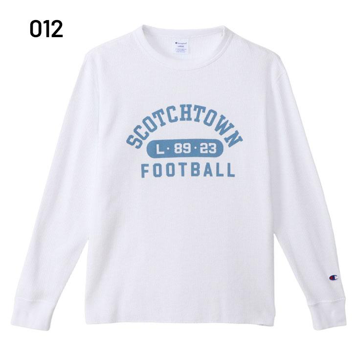 Champion（チャンピオン） 長袖 Tシャツ メンズ ワッフル生地 サーマル 