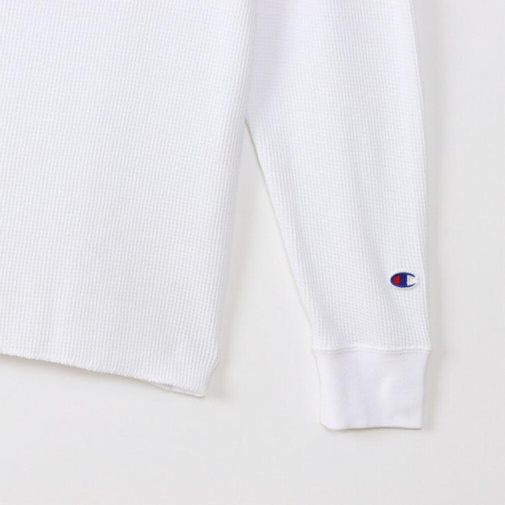 Champion（チャンピオン） 長袖 Tシャツ メンズ ワッフル生地 サーマル
