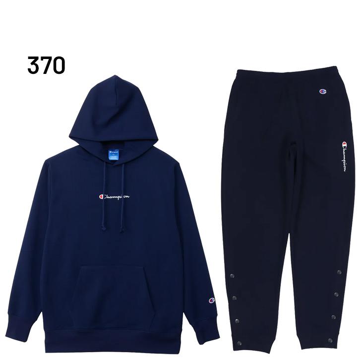 値下げ★チャンピオン　セットアップ　SWS★美品　XL ネイビー Champion（チャンピオン） スウェット 上下 メンズ Champion E-MOTION