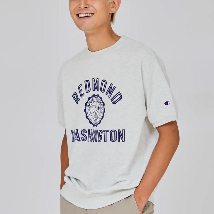 Champion（チャンピオン） 半袖 スウェットシャツ メンズ ベーシック