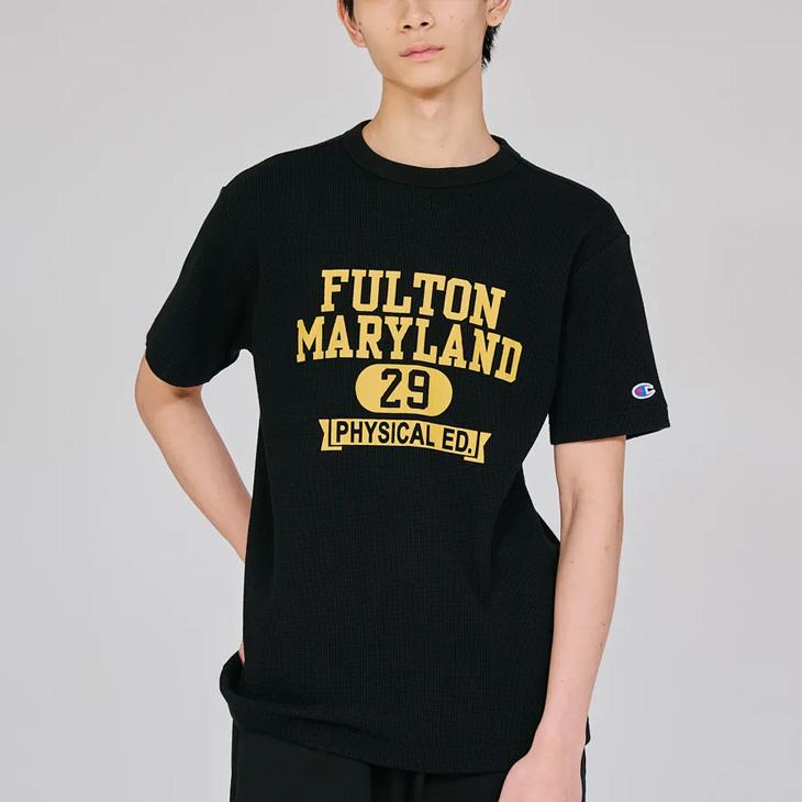 Champion（チャンピオン） 半袖 Tシャツ メンズ ワッフルTシャツ 半袖