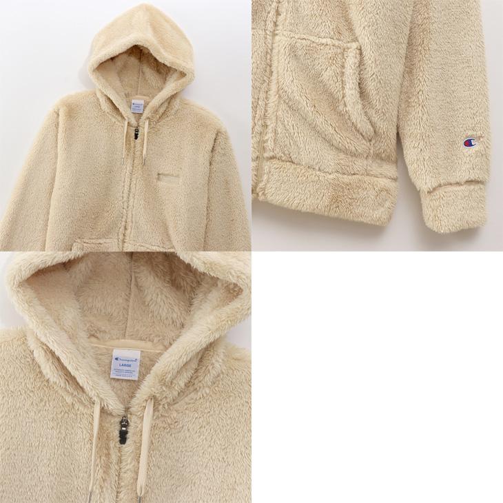 Champion（チャンピオン） フリースジャケット フード付 アウター