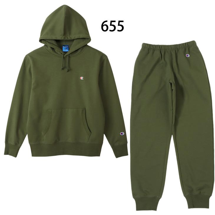 wtaps champion パーカー、スウェットパンツ セットアップ オリーブ Champion（チャンピオン） スウェット 上下 メンズ セットアップ