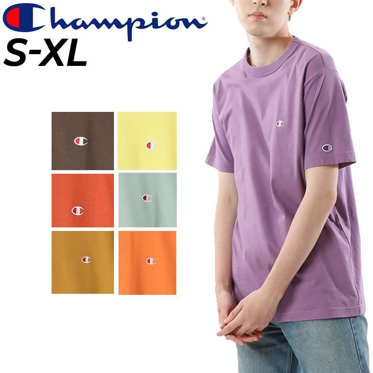 Tシャツ 半袖 メンズ チャンピオン Champion ベーシック Tee 丸首 ワンポイント スポーツ カジュアル 無地 シンプル 男性 半袖シャツ トップス C3 P300 C3 P300 Apworld 通販 Yahoo ショッピング