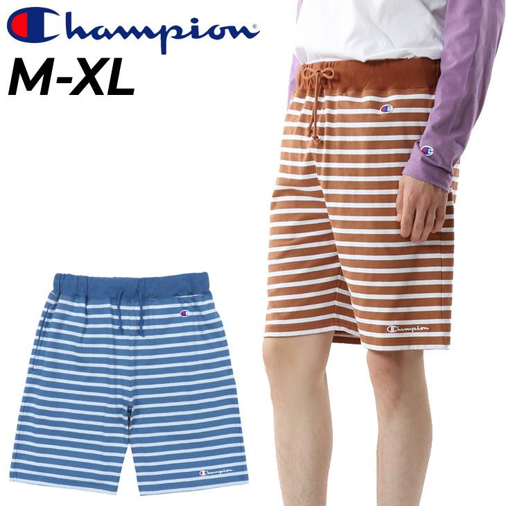 ハーフパンツ ショートパンツ メンズ チャンピオン Champion ベーシック ボーダーショーツ スポーツ カジュアル ウェア ボーダー ロゴ 男性用 短パン C3 T503 Apworld 通販 Paypayモール