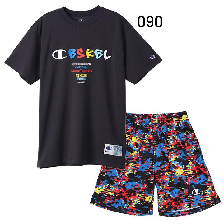 Champion 半袖Tシャツ ハーフパンツ 上下 メンズ セットアップ Champion 半袖Tシャツ ハーフパンツ 上下 メンズ セットアップ