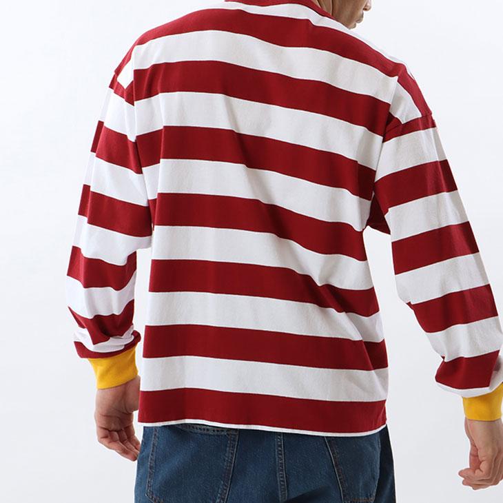 Champion（チャンピオン） 長袖Tシャツ ボーダー柄 メンズ