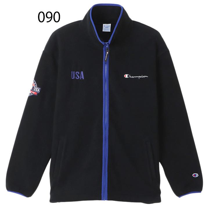 美品 Champion チャンピオン フリース 【M】 Champion チャンピオン ジップフーデッドジャケット メンズ ボア