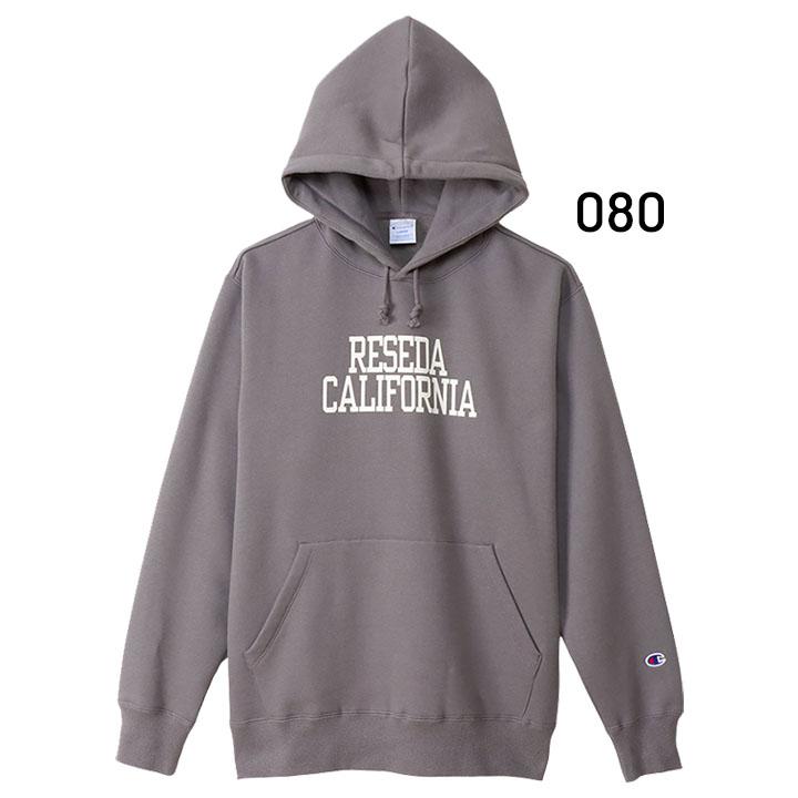 Champion グレー パーカー 03 California Crew Champion チャンピオン カレッジプリント リバースウィーブ スウェット