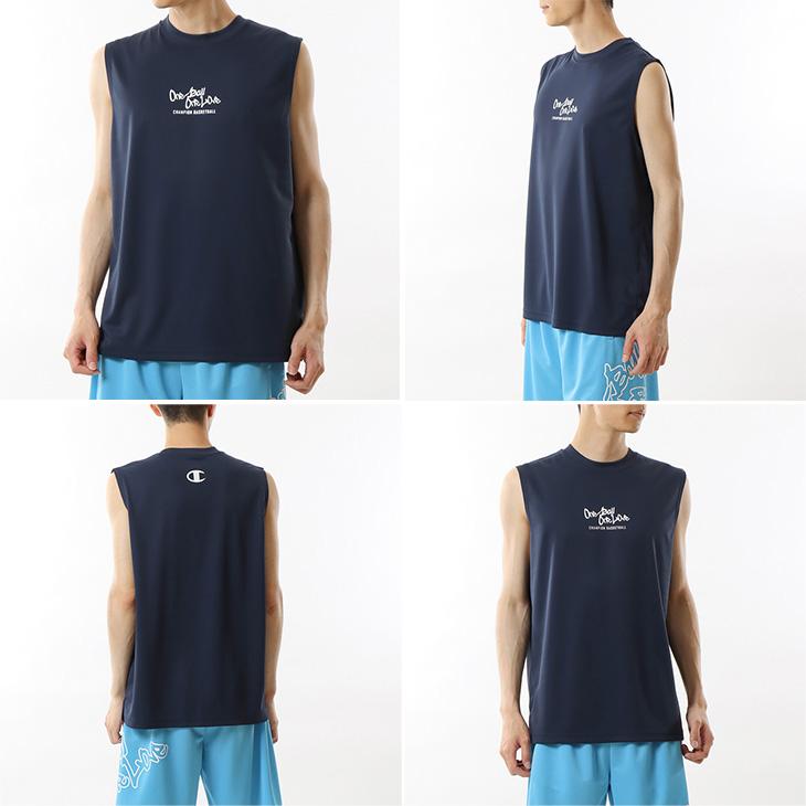 Champion チャンピオン ノースリーブ Tシャツ メンズ E-MOTION