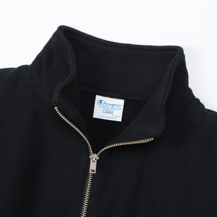 チャンピオン スウェットシャツ ハーフジップ 長袖 メンズ チャンピオン Champion REVERSE WEAVE 裏起毛 保温 トレーナー 無地 プルオーバー  メンズウェア トップス スエット シンプル コットンUSA ブランド アパレル/C3-Y017 REVERSE WEAVE チャンピオン スウェットシャツ ハーフジップ 長袖