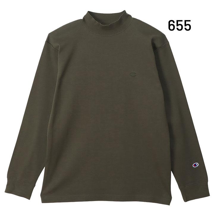 Champion（チャンピオン） 長袖 Tシャツ メンズ モックネック