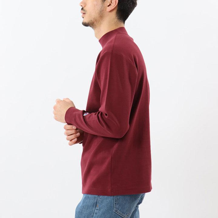 Champion（チャンピオン） 長袖 Tシャツ メンズ モックネック
