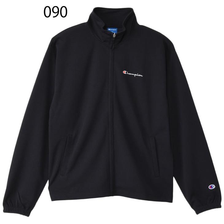 Champion ジャージジャケット ブラック Lサイズ オシャレ羽織 ジッパー Champion（チャンピオン） ジャージ メンズ ジップジャケット