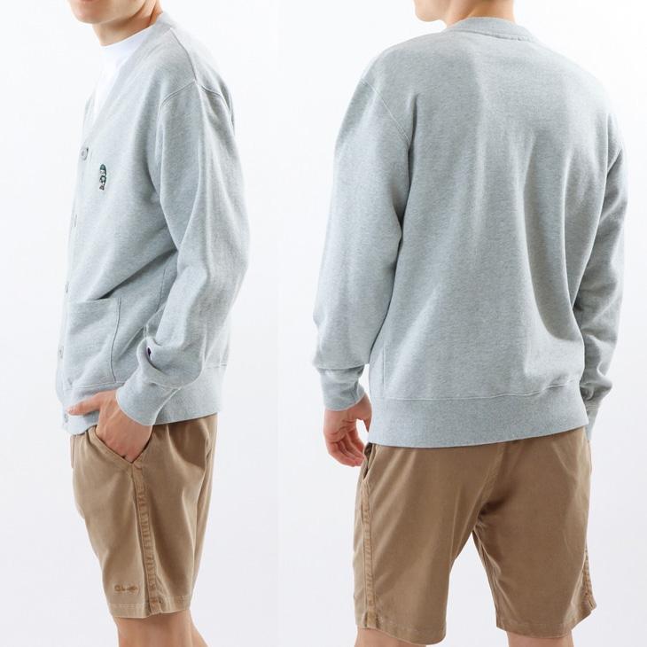 Champion チャンピオン カーディガン スウェット メンズ Vネック