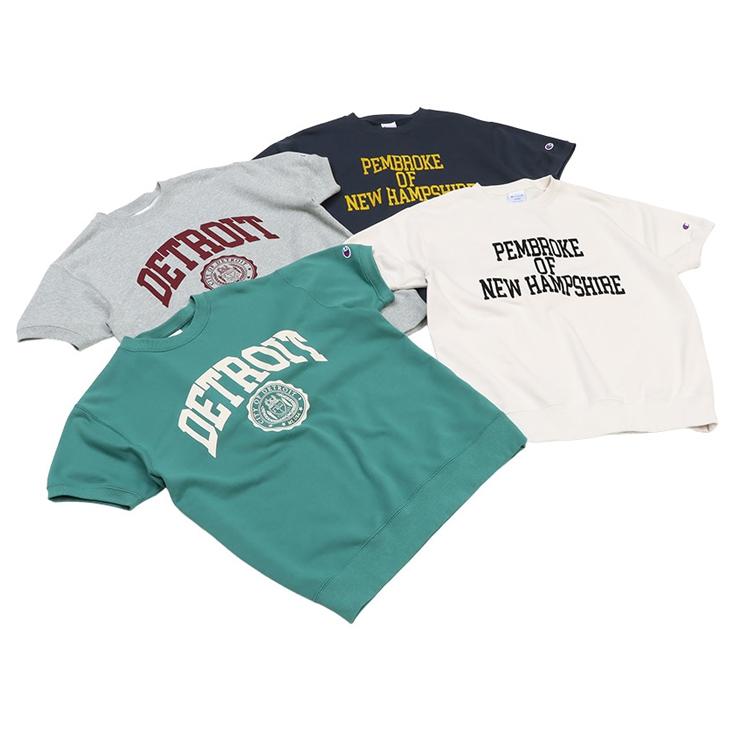 Champion（チャンピオン） 半袖 スウェットシャツ メンズ クルーネック