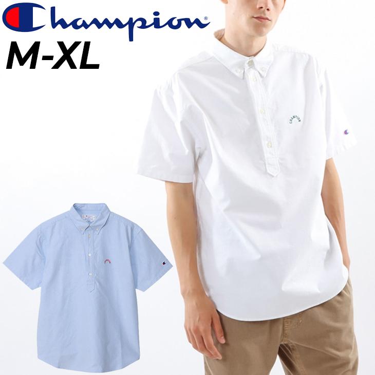 Champion（チャンピオン） カジュアルシャツ 半袖 メンズ ボタンダウン