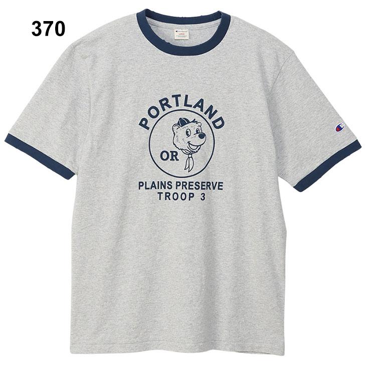 Champion（チャンピオン） 半袖 Tシャツ メンズ リンガーTシャツ