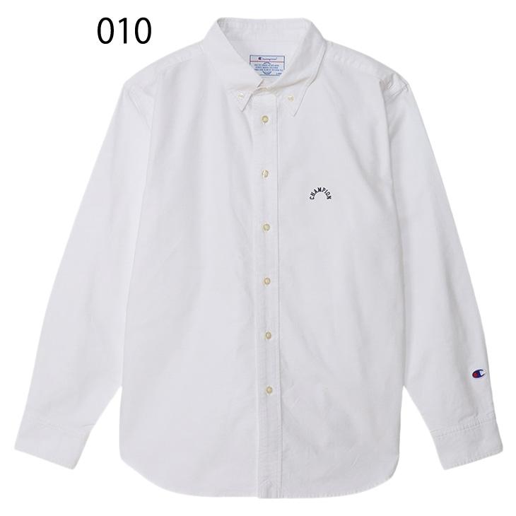 Champion チャンピオン 長袖シャツ メンズ ボタンダウン 無地
