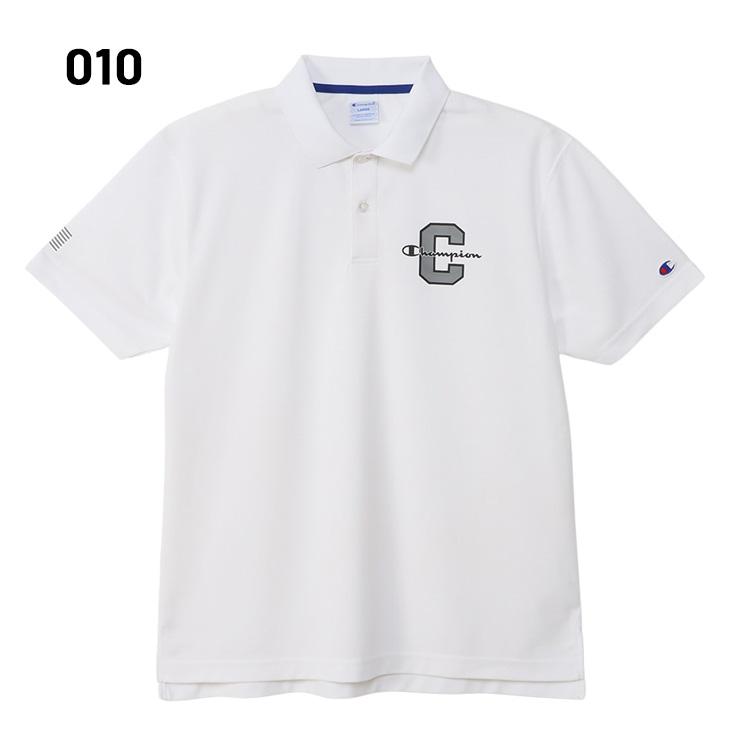 Champion - Champion チャンピオンゴルフ ロゴ 半袖 ポロシャツ ゴルフ ウェア Champion チャンピオン 半袖 ポロシャツ メンズ ゴルフウェア