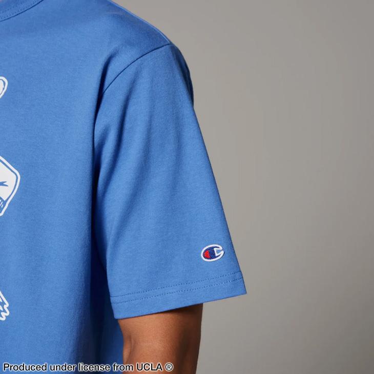 Champion（チャンピオン） 半袖 Tシャツ メンズ ティーテンイレブン T1011 アメリカ製 カレッジ UCLA くま キャラクター ...