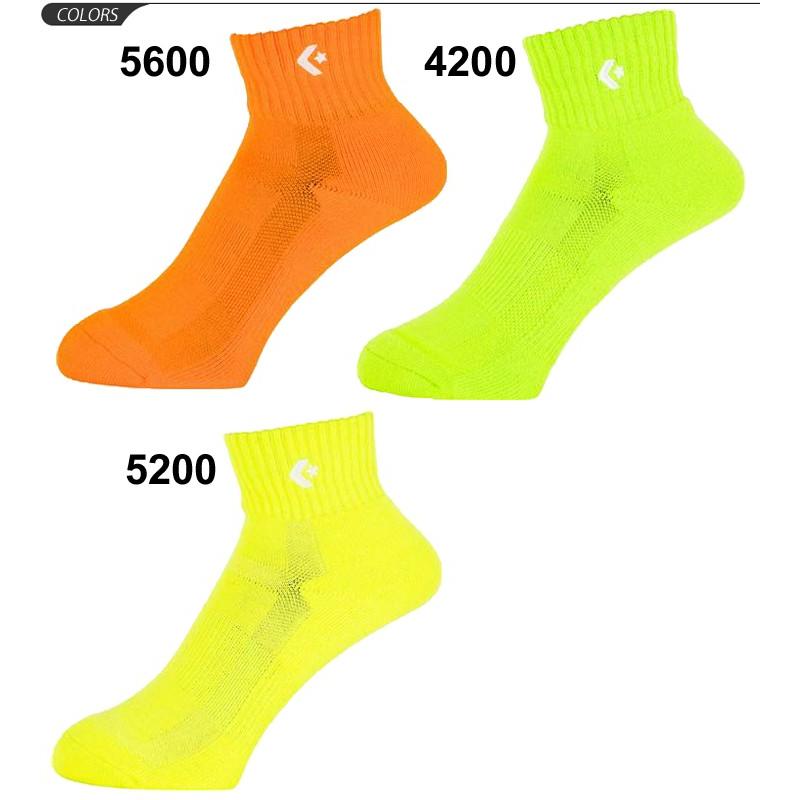 靴下 スポーツソックス メンズ レディース ジュニア キッズ コンバース converse カラー アンクルソックス 19-27.0cm バスケットボール/CB161003 | CONVERSE | 01