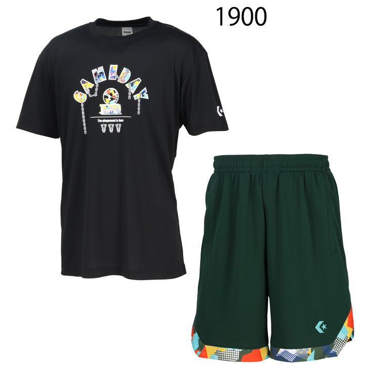 CONVERSE コンバース 半袖Tシャツ ハーフパンツ メンズ 上下