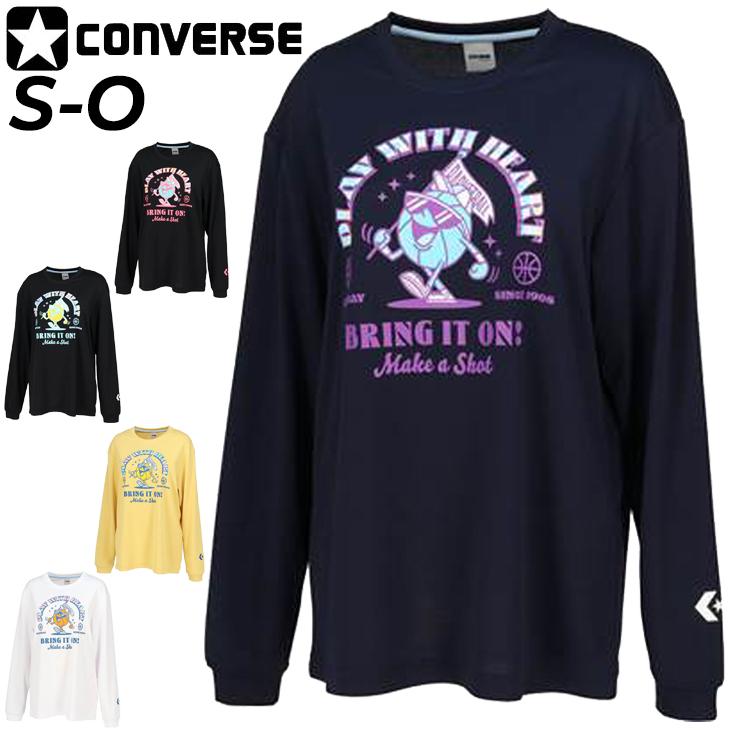 CONVERSE（コンバース） 長袖 Tシャツ レディース ガールズ プリントT