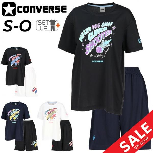 CONVERSE（コンバース） 半袖Tシャツ ハーフパンツ レディース 上下