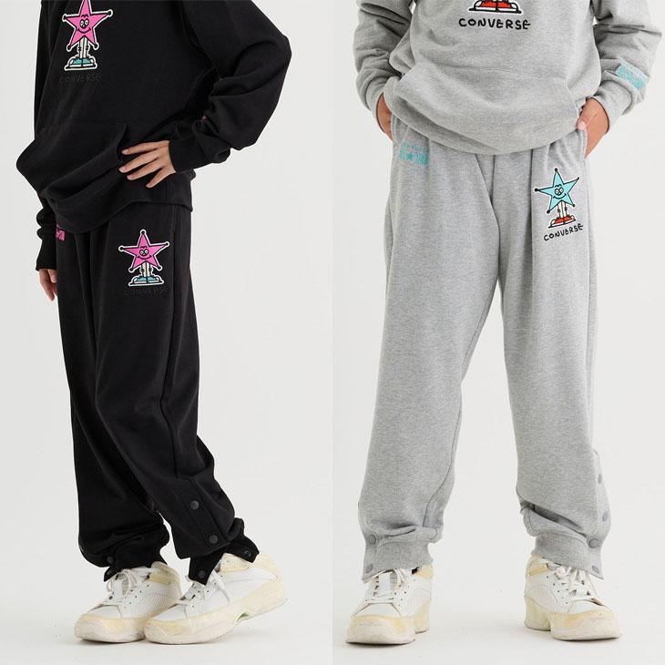 コンバース キッズ ジュニア スウェットパンツ CONVERSE ロングパンツ 130-160cm 子供服 ロングパンツ 裾ファスナー 子ども用 バスケットボール /CB452252 | CONVERSE | 10