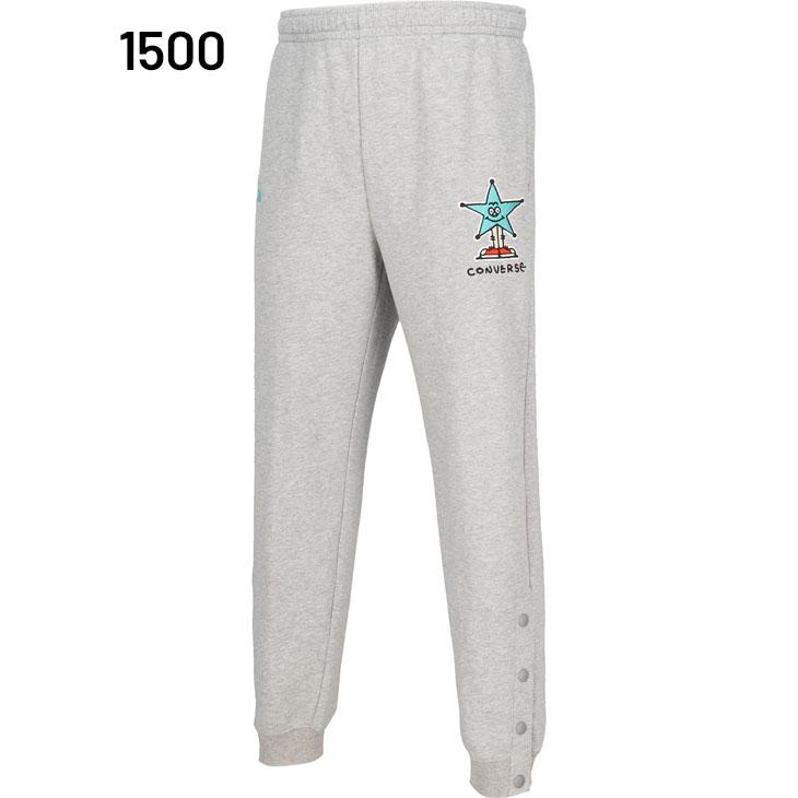 コンバース キッズ ジュニア スウェットパンツ CONVERSE ロングパンツ 130-160cm 子供服 ロングパンツ 裾ファスナー 子ども用 バスケットボール /CB452252 | CONVERSE | 01