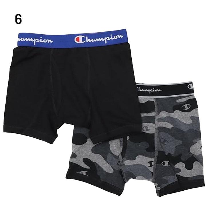 Champion チャンピオン キッズ 男の子 ボクサーパンツ 2枚組 2P Champion チャンピオン キッズ 男の子 ボクサーパンツ 2枚組 2P