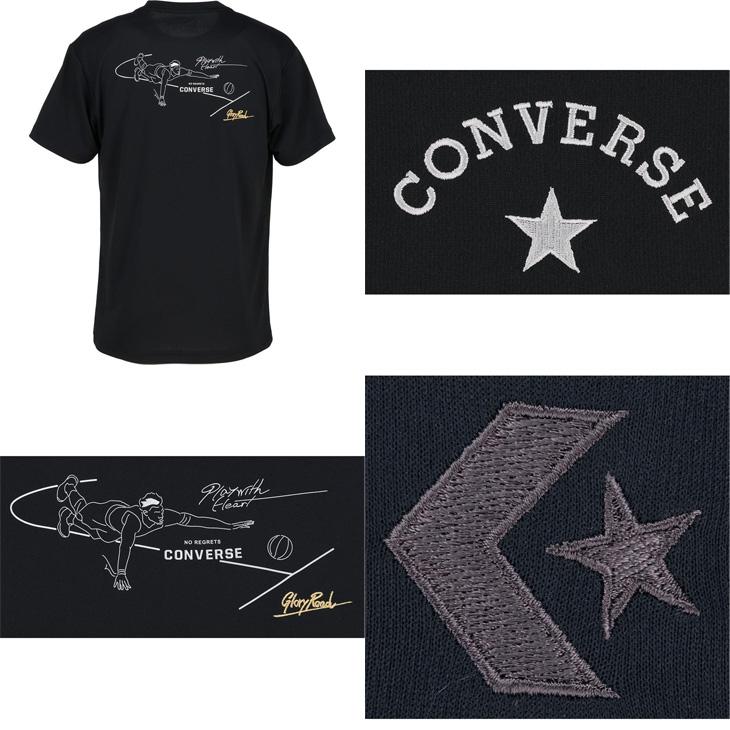 コンバース Tシャツ 半袖 メンズ CONVERSE GS ゴールドシリーズ プリントT バスケットボール スポーツウェア 吸汗速乾 男性 バスケ トレーニング /CBG232351｜apworld｜08