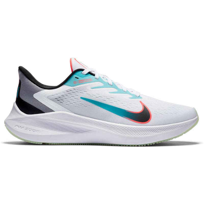 ランニングシューズ メンズ スニーカー ナイキ Nike ズーム ウィンフロー 7 Zoom Winflo スポーツシューズ 男性用 ジョギング トレーニング 白 Cj0291 100 Apworld 通販 Paypayモール