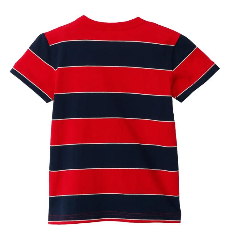 Champion（チャンピオン） キッズ ジュニア 半袖 Tシャツ ボーダーT