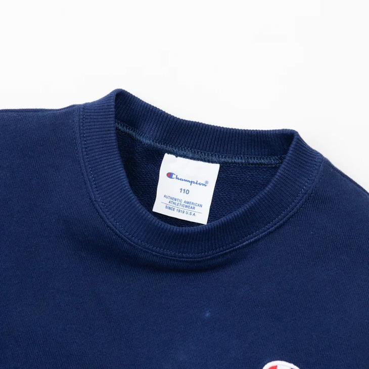 チャンピオン トレーナー 長袖 キッズ ジュニア Champion クルーネックスウェットシャツ 130-160cm 子供服 コットン 綿100％ 裏毛 スエット 無地 Cロゴ /CK-E001 | Champion | 13