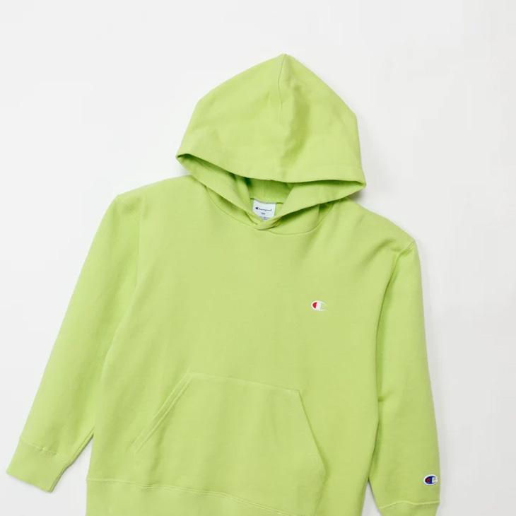 チャンピオン パーカー 長袖 キッズ ジュニア Champion フーデッドスウェットシャツ 130-160cm 子供服 プルオーバー 裏毛 スエット 無地 Cロゴ /CK-E101 | Champion | 11