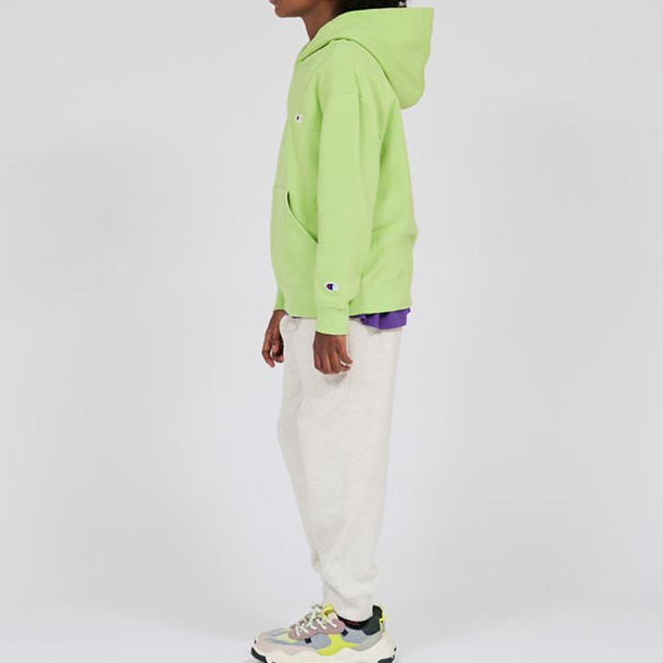 チャンピオン パーカー 長袖 キッズ ジュニア Champion フーデッドスウェットシャツ 130-160cm 子供服 プルオーバー 裏毛 スエット 無地 Cロゴ /CK-E101 | Champion | 15
