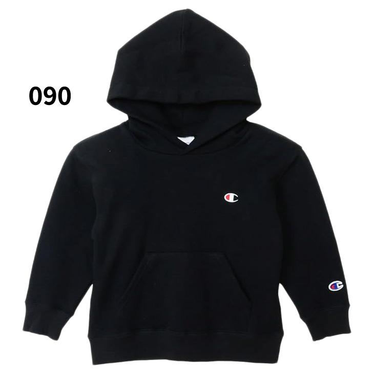 チャンピオン パーカー 長袖 キッズ ジュニア Champion フーデッドスウェットシャツ 130-160cm 子供服 プルオーバー 裏毛 スエット 無地 Cロゴ /CK-E101 | Champion | 03