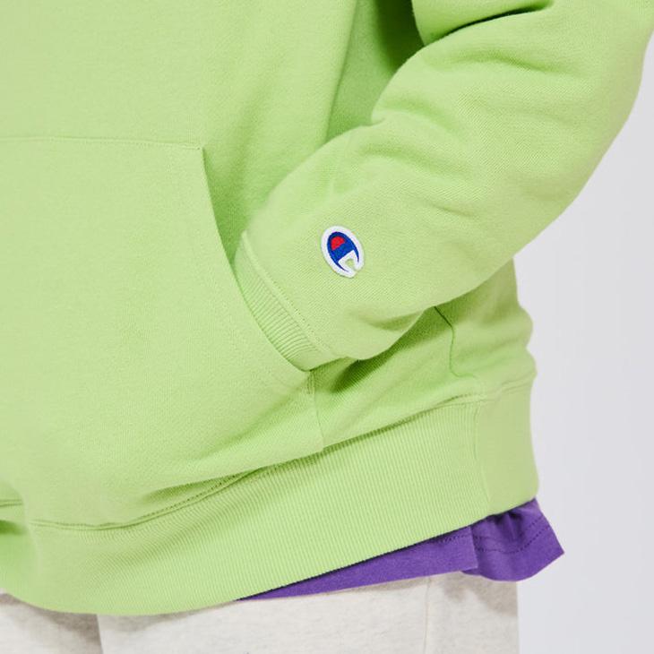 チャンピオン パーカー 長袖 キッズ ジュニア Champion フーデッドスウェットシャツ 130-160cm 子供服 プルオーバー 裏毛 スエット 無地 Cロゴ /CK-E101 | Champion | 09