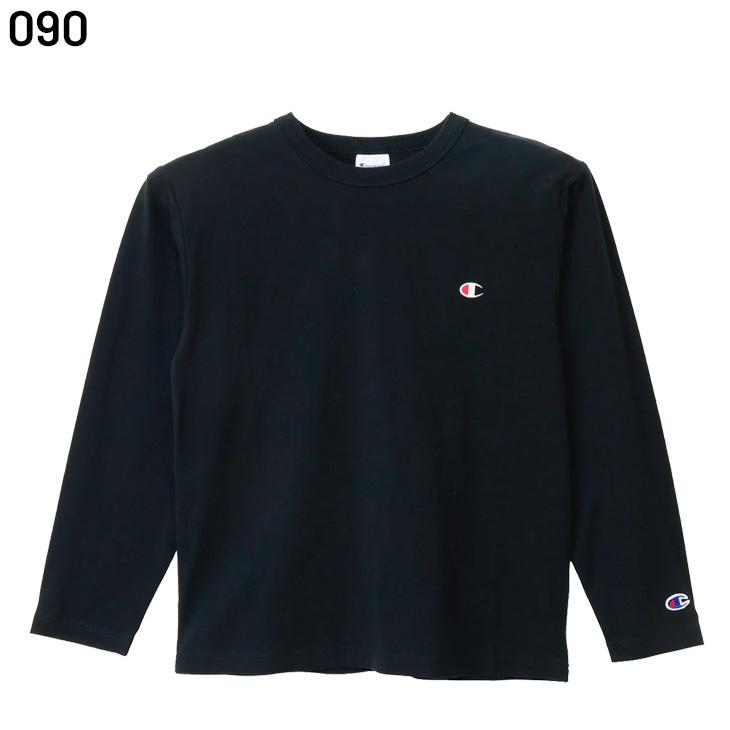 チャンピオン 長袖 Tシャツ キッズ Champion 長袖シャツ ジュニア 130-160cm 子供服 ロンT コットンT ワンポイント 刺繍 子ども 男の子 女の子 /CK-E401 | Champion | 03