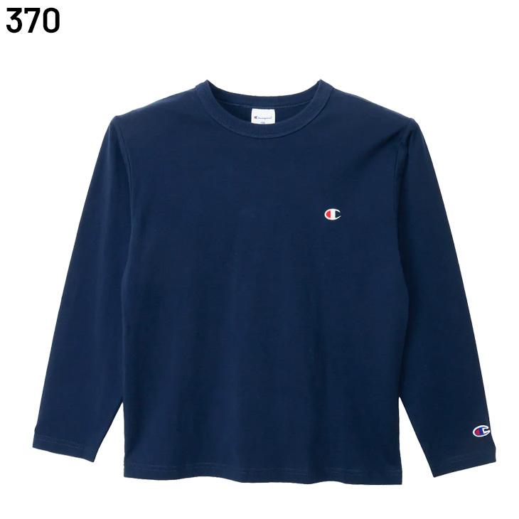 チャンピオン 長袖 Tシャツ キッズ Champion 長袖シャツ ジュニア 130-160cm 子供服 ロンT コットンT ワンポイント 刺繍 子ども 男の子 女の子 /CK-E401 | Champion | 04