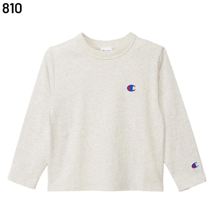 チャンピオン 長袖 Tシャツ キッズ Champion 長袖シャツ ジュニア 130-160cm 子供服 ロンT コットンT ワンポイント 刺繍 子ども 男の子 女の子 /CK-E401 | Champion | 06