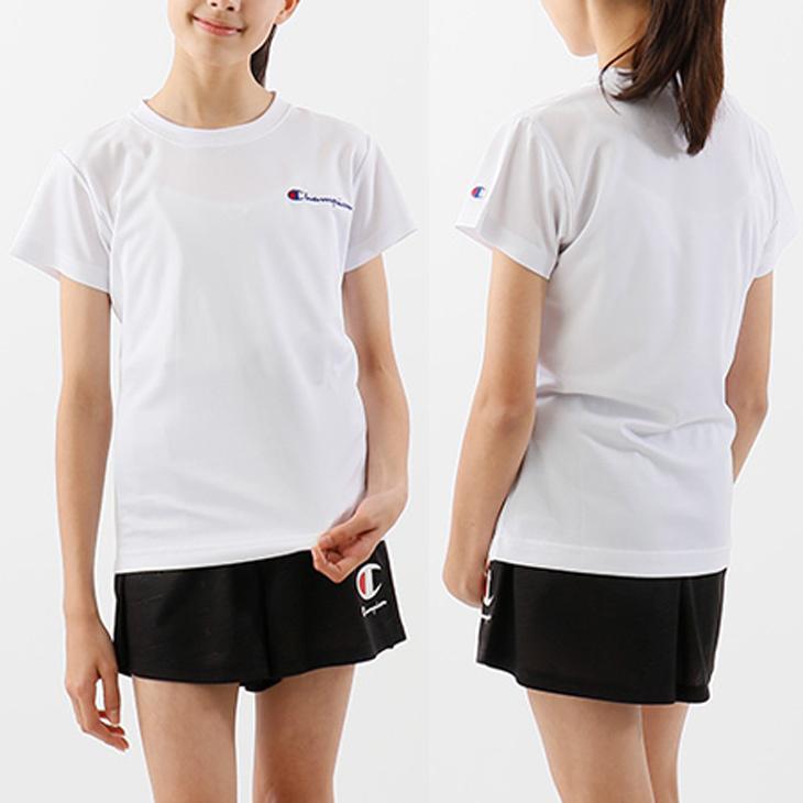 キッズ Tシャツ 半袖 ジュニア 女の子 130-160cm 子供服/チャンピオン champion ガールズ スポーツウェア クルーネック 半袖シャツ 女児 シンプル /CK-TS332｜apworld｜11