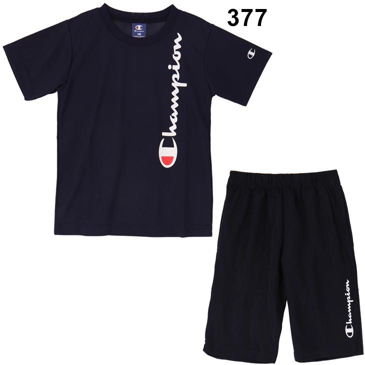 Champion（チャンピオン） キッズ 半袖Tシャツ ハーフパンツ 上下 